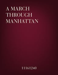 A March Through Manhattan piano sheet music cover Thumbnail